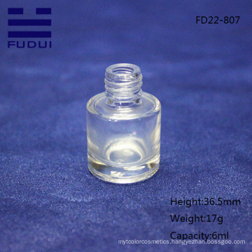 Hot-sale! Clear round mini nail polish bottle with private printing from China manufacturer